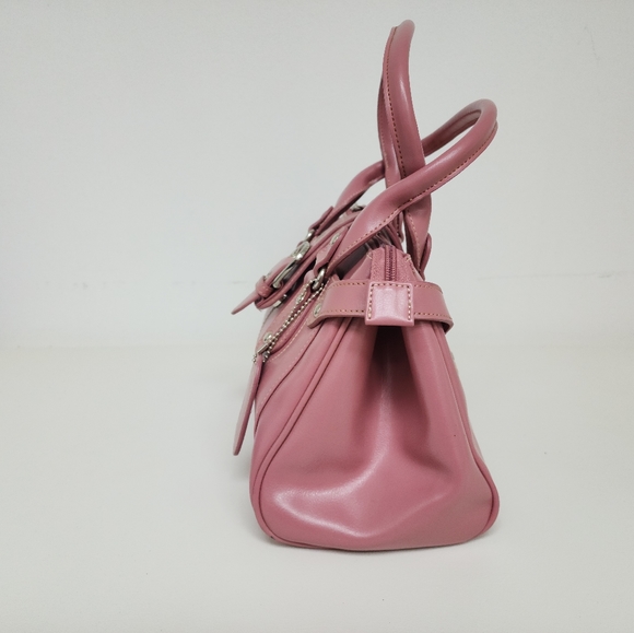 Pink & Raspberry color leather purse - Picture 7 of 7